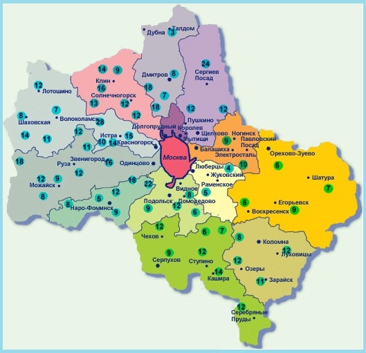 карта глубин копка колодца Боровский район